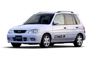 a Compressed Natural Gas-Fueled Version of the Demio Wagon