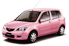 Mazda Demio 'Stardust Pink'