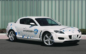 Mazda RX-8 hydrogen rotary engine vehicle