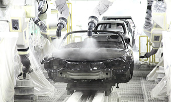 Mazda's newly developed Aqua-tech Paint System