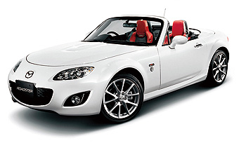 Special edition Mazda Roadster 20th Anniversary (RHT model with a six-speed automatic transmission)