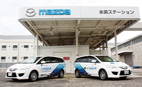 Mazda Delivers Two Premacy Hydrogen RE Hybrid Vehicles to Hiroshima Government Authorities