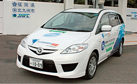 Mazda Delivers Premacy Hydrogen RE Hybrid to Iwatani Corporation for use in Kyushu