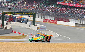 1991 Le Mans winning Mazda 787B guest stars in 2011 with Johnny Herbert and Patrick Dempsey