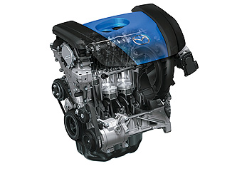 Двигателем skyactiv g