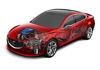 Mazda Takeri Skeleton