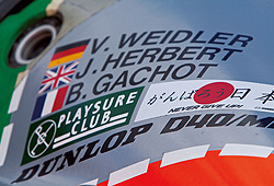 The Mazda 787B made a demonstration run at Le Mans in 2011