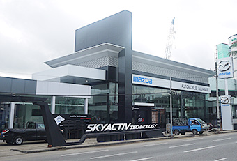 The first Mazda dealership in Myanmar