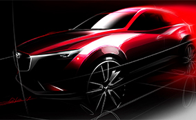 Mazda to Debut All-New CX-3 Compact Crossover SUV at 2014 Los Angeles Auto Show