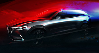 All-new Mazda CX-9 Design Sketch