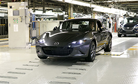 Mazda Starts Production of the Mazda MX-5 RF