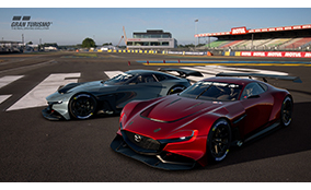 Mazda Begins Providing, Virtual Racing Car, <br>Mazda RX-Vision GT3 Concept Online
