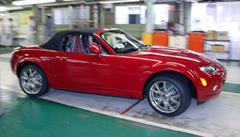 Mazda MX-5 生産開始