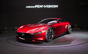 東京オートサロン2016にコンセプトカー「マツダ RX-VISION」「マツダ LM55 ビジョン グランツーリスモ」を出展