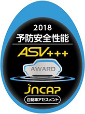2018年度自動車アセスメント（JNCAP）予防安全性能評価