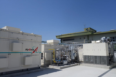 Equipo de producción de hidrógeno de la ciudad de Fukuoka