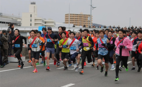 「第32回愛情防府マツダ駅伝競走大会」と<br>「第60回マツダ駅伝大会」を開催