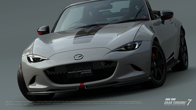 「グランツーリスモ７」に収録される「MAZDA SPIRIT RACING ROADSTER 12R」